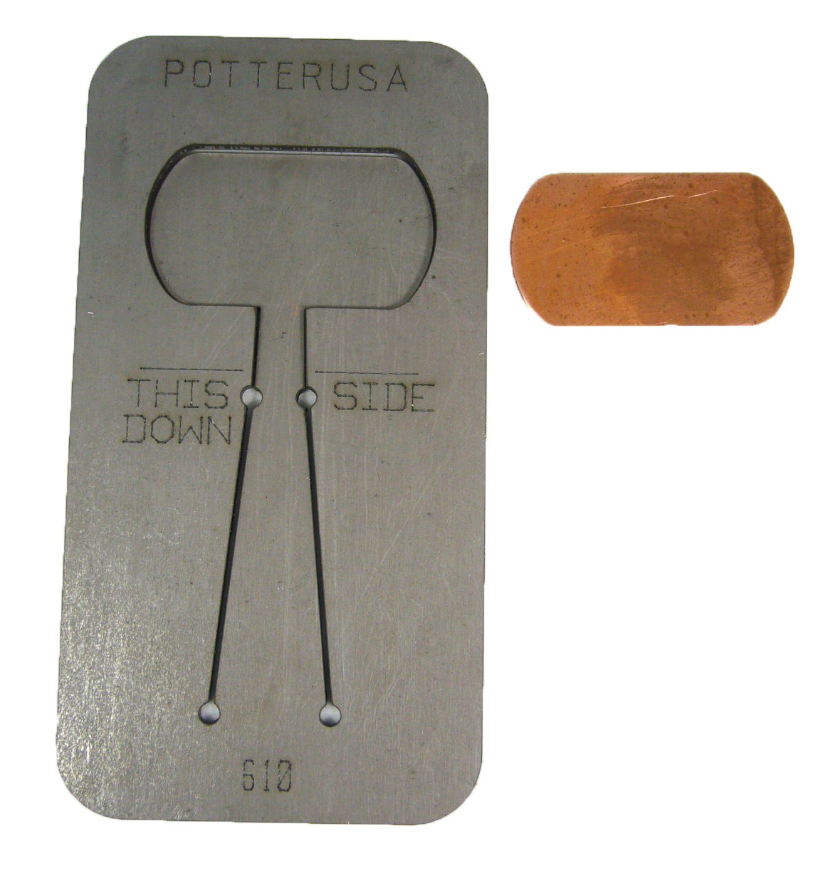 Potter USA Fine Tools. Pancake Die 610 Medium Dog Tag