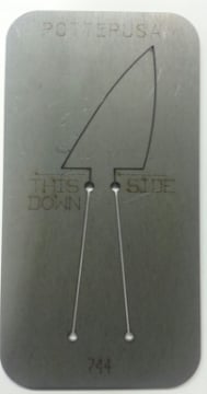 Show details for Pancake Die 744 Abstract Triangle Lg Picture of Pancake Die 744 Abstract Triangle Lg