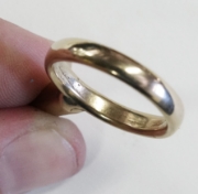 Picture of Sand Casting 3mm Wedding band, Size 12