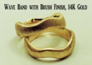 Picture of Sand Casting Pattern Wavy Ring Size 5