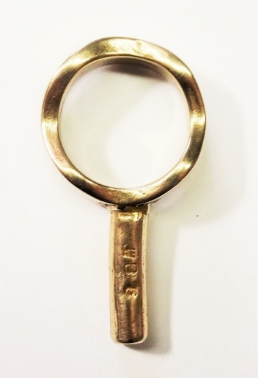 Picture of Sand Casting Pattern Flat Wavy Ring size 6