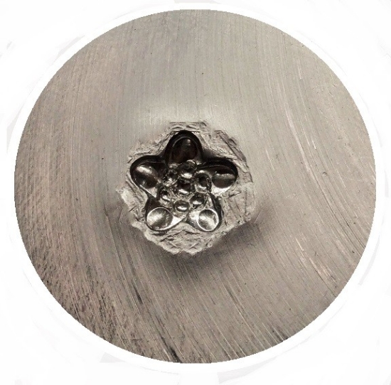Picture of Impression Die Shot Plate Jeweled Flower