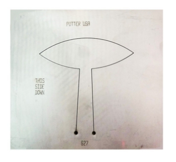 Picture of Pancake Die 627 Large Pointed Leaf
