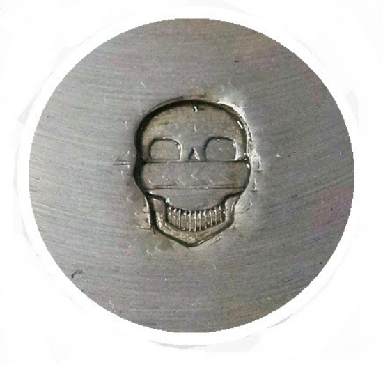 Picture of Impression Die Grinning Skull
