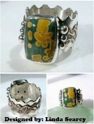 Picture of LAST CALL! Pancake Die R735 Scallop Ring Band