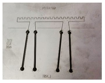 Show details for Pancake Die 1054.1 Battlement Bezel Picture of Pancake Die 1054.1 Battlement Bezel