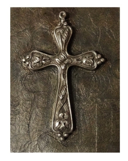 Picture of Impression  Die Floral Cross