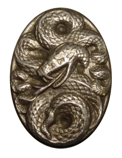 Picture of Impression Die Coiled Snake with Tongue