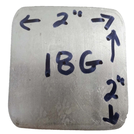 Picture of 18 Gauge Fine Silver Sheet