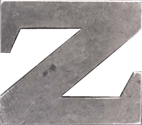 Picture of Impression Die "Z" Block Character