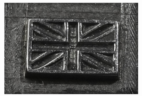 Picture of Impression Die Shot Plate English Flag