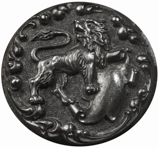 Picture of Impression Die Lion Button