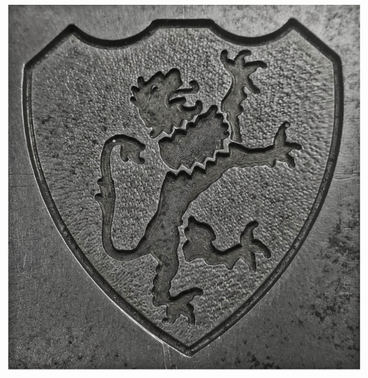 Picture of Enamel Stamping Lionheart Shield