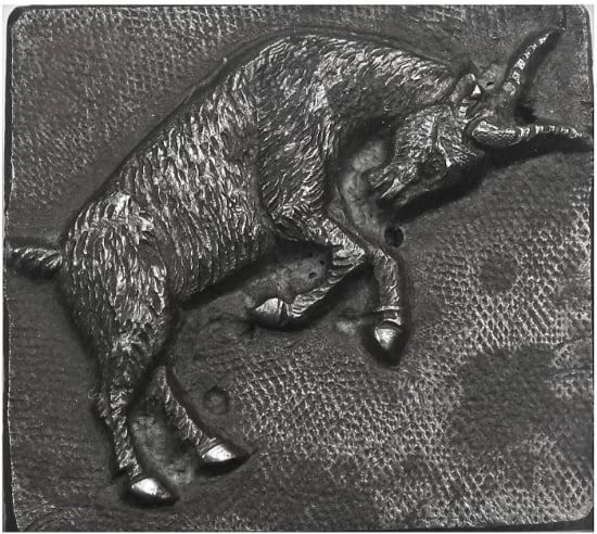 Picture of Impression Die Charging Goat