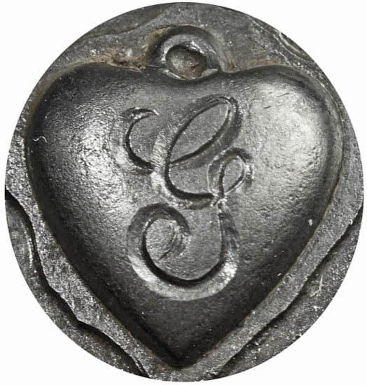 Picture of Impression Die Heart Locket 'G'