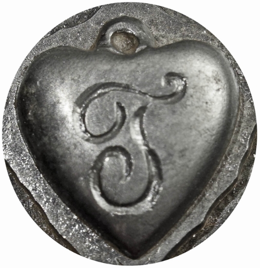 Picture of Impression Die Heart Locket 'T'