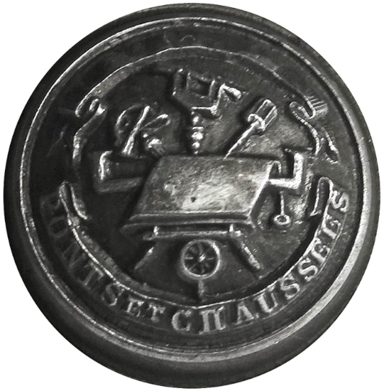 Picture of Impression Die Ponts Et Chaussees Button