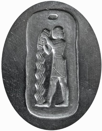 Picture of Silver Stamping Egyptian Aquarius