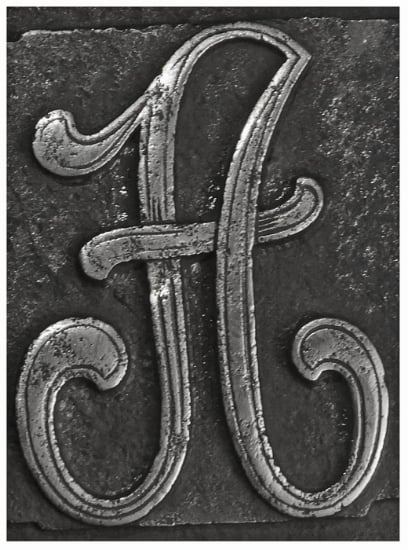 Picture of Impression Die Cursive 'A'