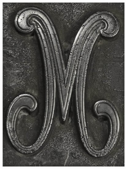 Picture of Impression Die Cursive 'M'