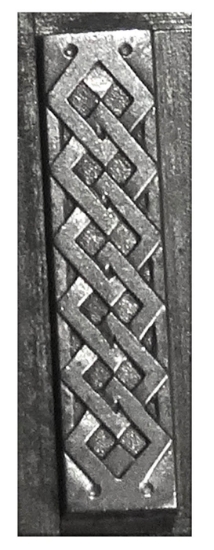 Picture of Impression Die Chained Diamond Bar