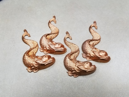 Picture of Koi brass stamping