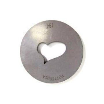 Show details for Silhouette Die 194 Large Puffy Heart 2 Picture of Silhouette Die 194 Large Puffy Heart 2