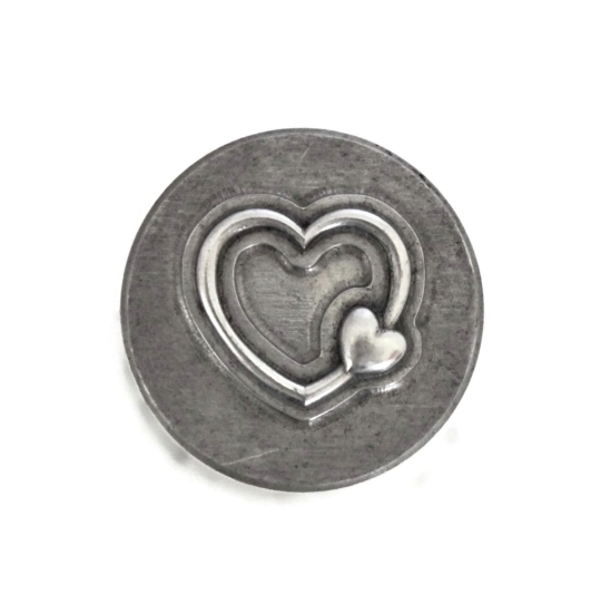 Picture of Impression Die Heart Outline Pendant