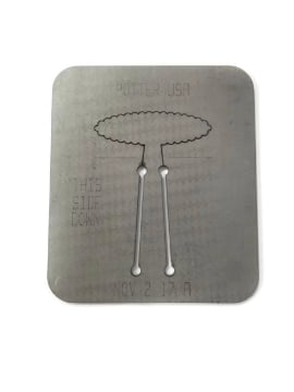 Show details for Pancake Die NOV 2 17A Large Scalloped Oval Picture of Pancake Die NOV 2 17A Large Scalloped Oval