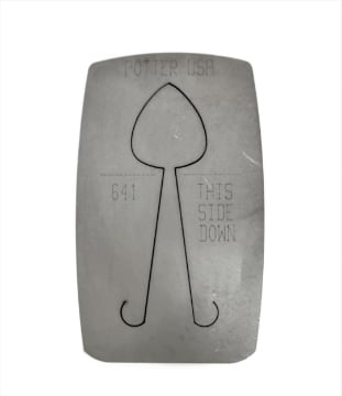 Show details for Pancake Die 641 Large Guitar Pick Picture of Pancake Die 641 Large Guitar Pick