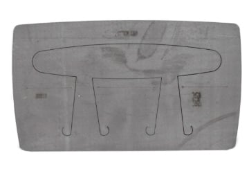 Show details for Pancake Die Bracelet Die B001B Skinny Taper 6 1/2" Picture of Pancake Die Bracelet Die B001B Skinny Taper 6 1/2"