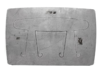 Show details for Pancake Die Bracelet B001 Skinny Taper 5 3/4" Picture of Pancake Die Bracelet B001 Skinny Taper 5 3/4"