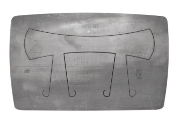 Show details for Bracelet Die B007 Double Taper 6 1/4" Picture of Bracelet Die B007 Double Taper 6 1/4"