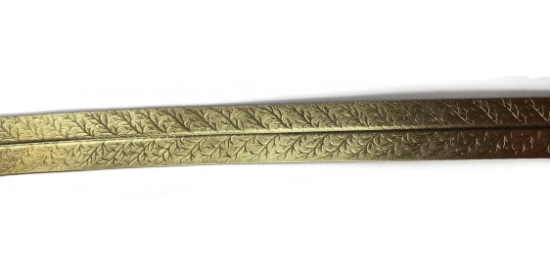 Picture of Elegant Morrow Leaf Brass Strip CFW010