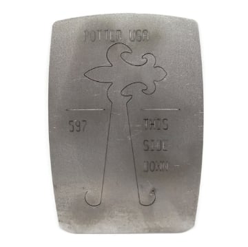 Show details for Pancake Die 597 Fleur de Lis Picture of Pancake Die 597 Fleur de Lis