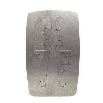 Show details for Pancake Die 598 Puzzle Piece Picture of Pancake Die 598 Puzzle Piece