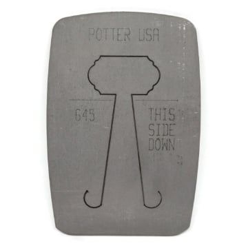 Show details for Pancake Die 645 Art Deco Bracelet Link 1 1/4" Picture of Pancake Die 645 Art Deco Bracelet Link 1 1/4"