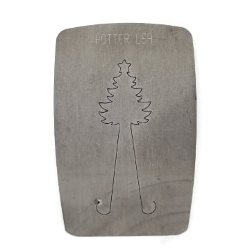 Show details for Pancake Die XM417 Christmas Tree with Star Picture of Pancake Die XM417 Christmas Tree with Star