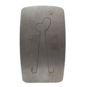 Show details for Pancake Die 1345 Sm Flat Heart Picture of Pancake Die 1345 Sm Flat Heart