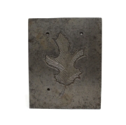 Picture of Diamond Set Oak Leaf Silver Stamping