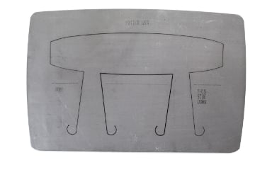 Show details for Pancake Die Bracelet B002 Square Taper 5 3/4" Picture of Pancake Die Bracelet B002 Square Taper 5 3/4"