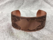 Picture of Nouveau Cuff Strip w/Blank Plaque Copper Strip CFW040