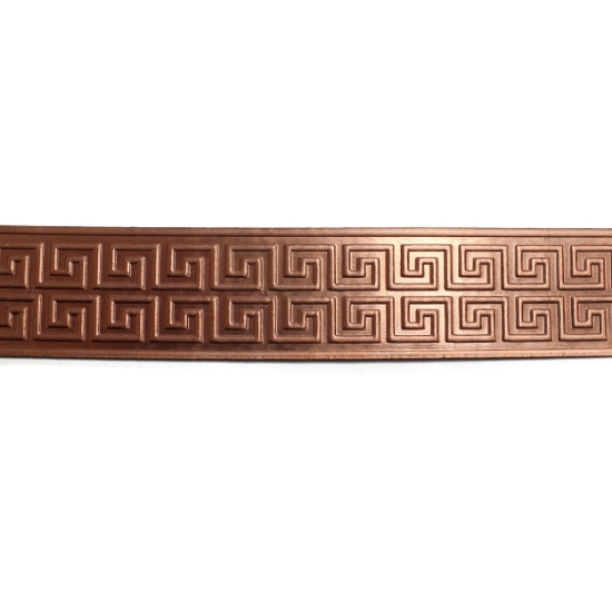 Picture of Wide Greek Key Copper Strip CFW005