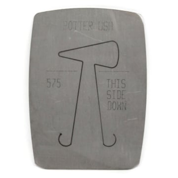 Show details for Pancake Die 575 Medium Squared Teardrop Picture of Pancake Die 575 Medium Squared Teardrop