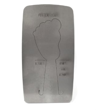 Show details for Pancake Die 1361 Large Baby Foot Ornament Picture of Pancake Die 1361 Large Baby Foot Ornament