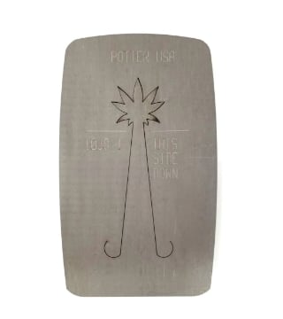 Show details for Pancake Die 1039.1 Marijuana Leaf Picture of Pancake Die 1039.1 Marijuana Leaf