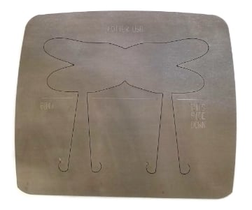 Show details for Pancake Die Bracelet B041 Dragonfly Wings Picture of Pancake Die Bracelet B041 Dragonfly Wings