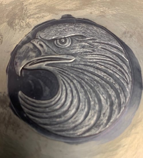 Picture of Impression Die Steve Adams Eagle Head Medallion