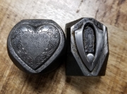 Picture of 5.12.20 Engraved Heart and Shield Pendant Impression Dies 2/$50