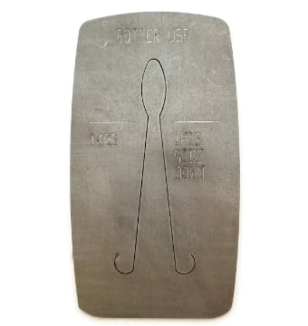 Show details for Pancake Die 1403 Narrow Oval Bail Picture of Pancake Die 1403 Narrow Oval Bail